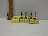 5 ALYMER DIECAST MILITARY MINIATURES MADE IN SPAIN