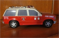 Fire Chief SUV Plastic (needs batteries)