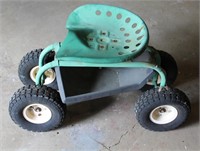 Tractor Seat Garden Cart