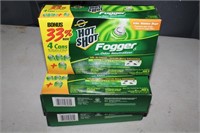 3 Boxes of Hot Shot Foggers NIB
