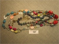 Beaded Costume Necklace
