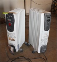2 Oil Filled Radiators POWERS ON