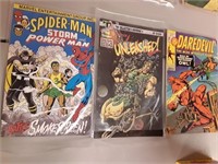 3 COMICS  SPIDER MAN PRINE VANDAI#1 DAREDEVIL#80