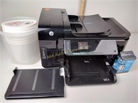 HP Officejet 6500A Plus printer w/new cartridge,
