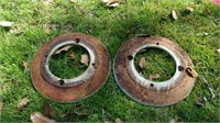 Wheel weights for international tractors 1 set