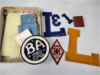 Sports patches & school letters