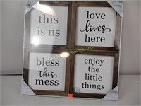 New farmhouse signs - set of 4
