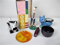 Art Deco Japan ceramic dog planter & ashtray,