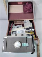 Polaroid 800 camera & accessories