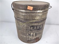 Antique lard tin