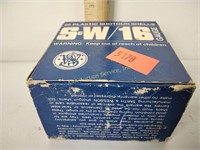 25 S&W 16 gauge plastic shotgun shells, full box