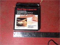 Wood Sign Layout Kit