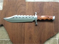 15in Stainless Steel Bowie Knife (Timber Rattler)