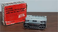 Vintage Craig in-dash cassette stereo player w