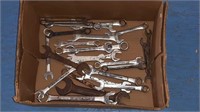 Box with 24 wrenches