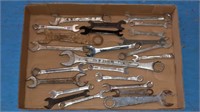 Box with 24 wrenches
