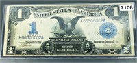 1800 $1 Blue Seal Silver Certificate UNCIRCULATED