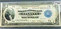 1918 US $1 Blue Seal Bill UNCIRCULATED