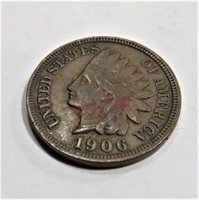 1906 Full Liberty Indian Head Cent