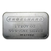 1 oz Engelhard Silver Bar COLLECTIBLE!