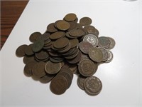 100 pcs. Random Date and Grade Indian Head Cents