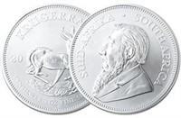 (1) Krugerrand Silver Round Bullion Coin
