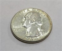 1964 BU Grade Washington Quarter Dollar