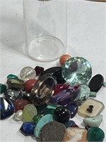 89.5 tcw. Jewelers Bench Sweep Gems and Beads
