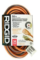 $34.97 Rigid 50 ft. 14/3 Extension Cord in Orange