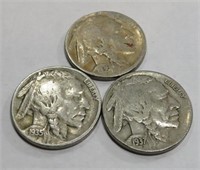 1935-6-7 Date Run Buffalo Nickels