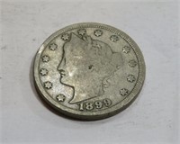 1899 Readable Date V Nickel