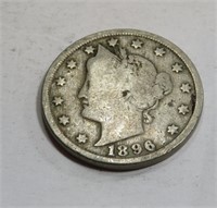 1896 Better Date V Nickel