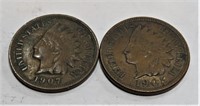1905-1907 Readable Liberty Indian Head Cents