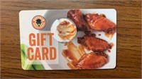 $25.00 Buffalo Wings & Rings gift card