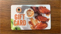 $25.00 Buffalo Wings & Rings gift certificate