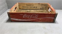 Vintage Coca Cola wooden crate