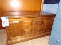 Butter Nut/Cedar lined chest with key