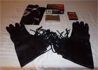 Leather gloves Harley Davidson items