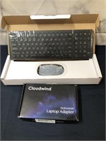Cloud Wind Laptop Adapter Wireless Keyboard