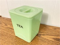 Jadeite Tea Canister