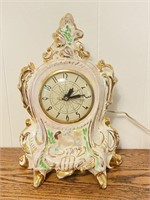 Porcelin Mantle Clock