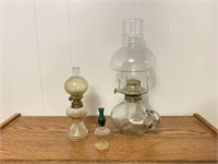3 Pcs. Oil Lamps