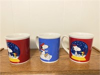 3 Pcs. PEANUT Mugs