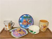 5 Pcs. Winnie the Pooh Kitchenware & Kellog