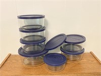 Pyrex Glass Containers w/ lids