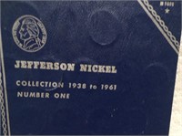 JEFFERSON NICKELS IN BOOK - 24 NICKELS TOTAL