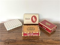 White Owl & Roll Tan Cigar Boxes & More
