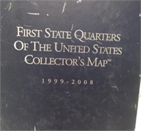 STATE QUARTERS IN BOOK - TOTAL 43 QUARTERS