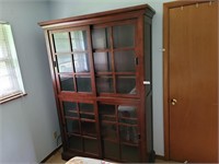 Large Cabinet w/ Glass Sliding Doors