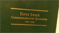 STATE QUARTERS IN BOOK, COMPLETE SET OF 52